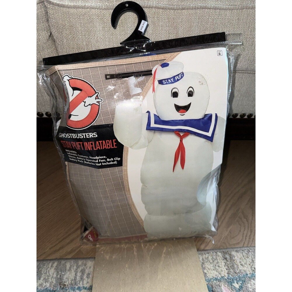 Ghostbusters Child Inflatable Stay Puft Marshmallow Man Costume 8+